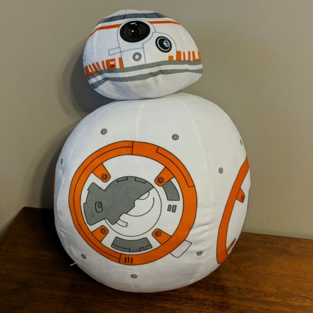 Large stuffed BB8 pillow
